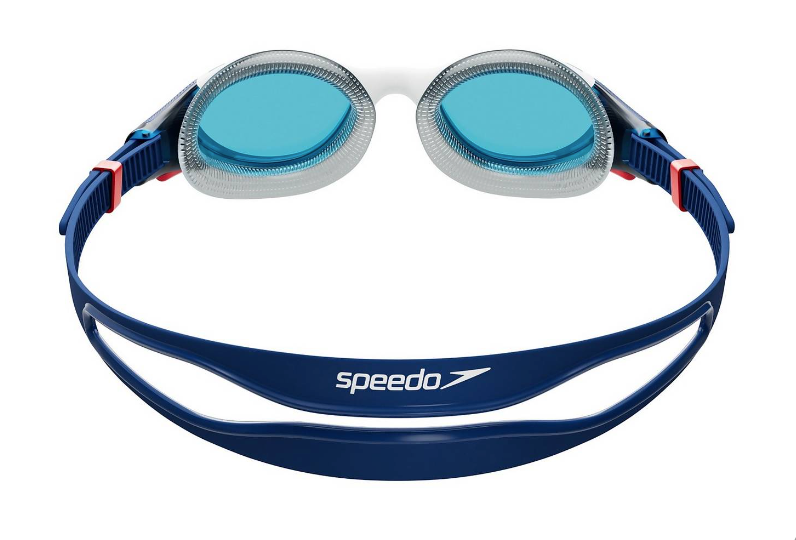 Speedo Biofuse 2.0 Swimming Goggles Blue Lens - White/Blue