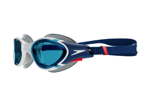 Speedo Biofuse 2.0 Swimming Goggles Blue Lens - White/Blue