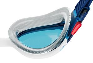 Speedo Biofuse 2.0 Swimming Goggles Blue Lens - White/Blue