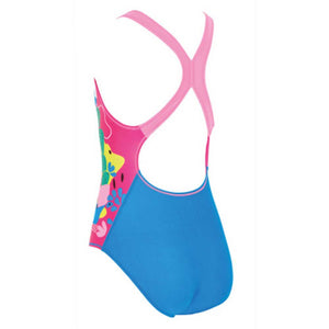 Zoggs Girls Cactus Flyback 1 piece swimsuit - Pink